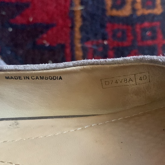 Geox | Snakeskin print suede block heel flat | Size 40 - Picture 3 of 5